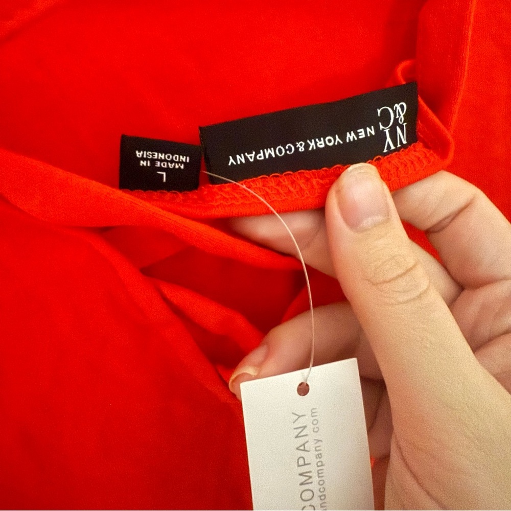 New York & Company Red Mini Dress - Picture 8 of 8